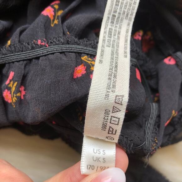 Free People Juliet Printed Bodysuit Twilight Combo size small - Picture 8 of 8